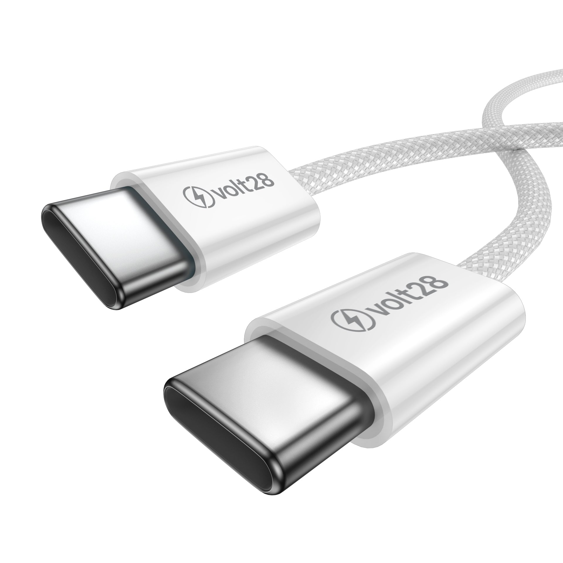 USB 2.0 C to C Fast Charging Cable – 60W, 1.2 Meter (Light Grey)